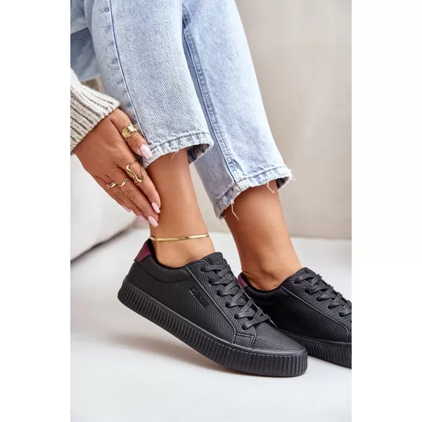  Damen-Sneaker BIG STAR OO274A462 SCHWARZ Big Star Shoes 