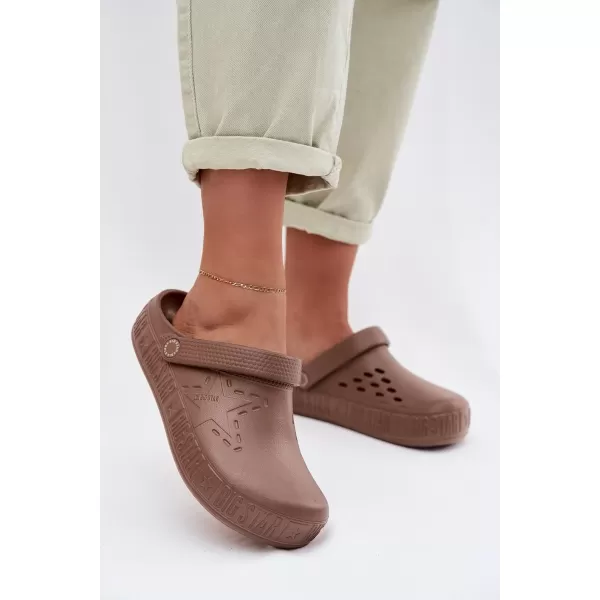  Damenhausschuhe BIG STAR TT274A085 BRAUN/BEIGE Big Star Shoes 