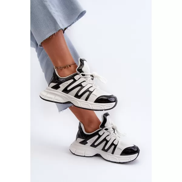  Damen-Sneaker BOTO ELLERAI 31565 WEIß/SCHWARZ 