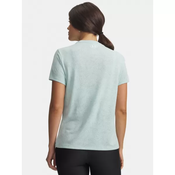  Damen-T-Shirt UNDER ARMOUR TECH PIXELATE SSC 6012302-703 GRÜN 