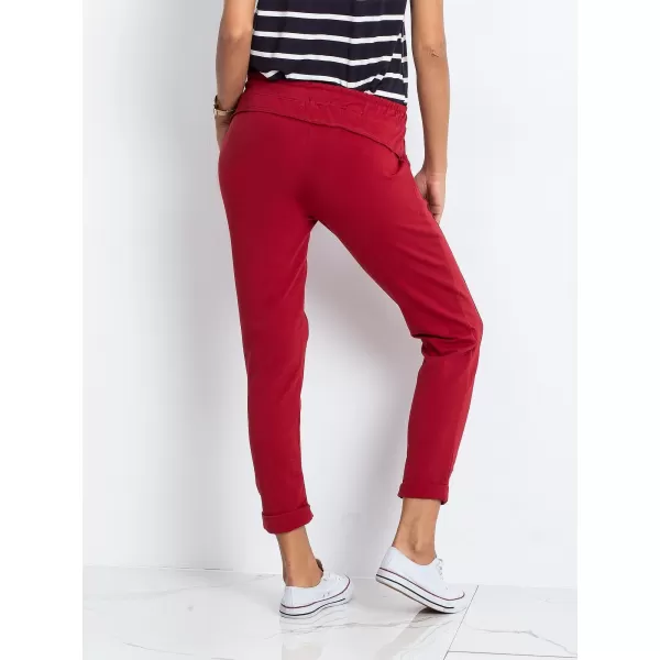  Damen-Jogginghose BASIC FEEL GOOD RV-DR-3589.06X BURGUND 