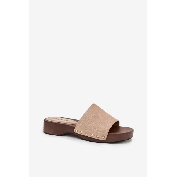  Damenhausschuhe BOTO FERINNA 41222 KHAKI 
