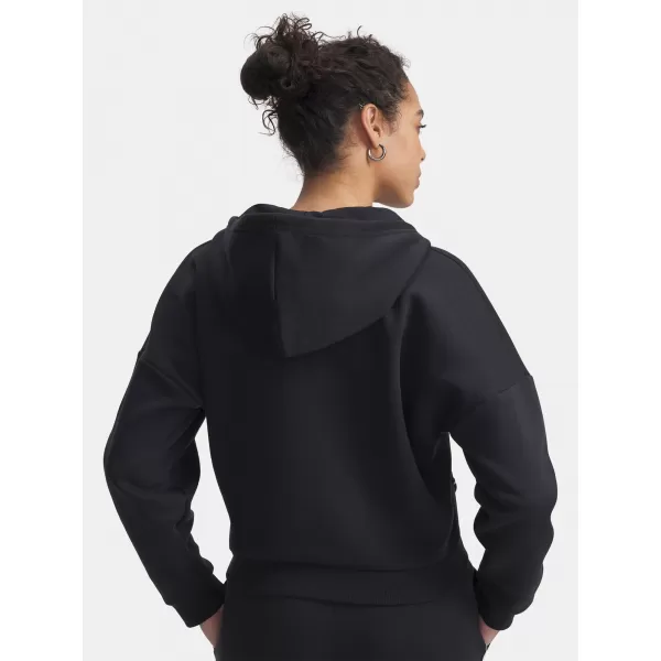  Damen-Sweatshirt UNDER ARMOUR RIVAL FLC PIPED HZ HOODIE 6003707-005 SCHWARZ 