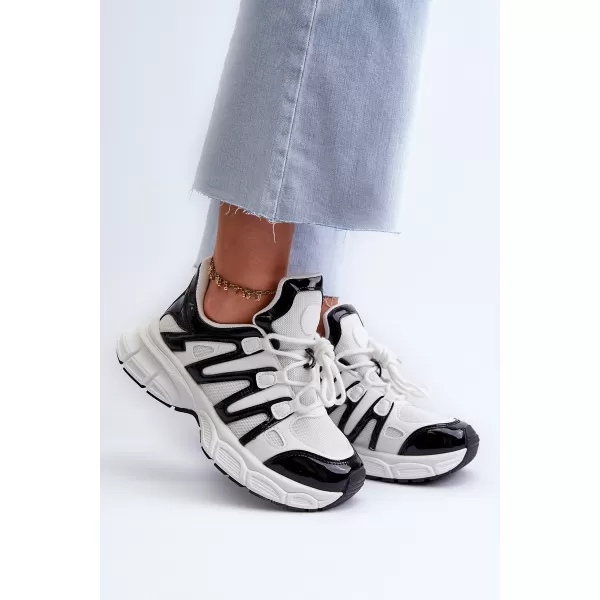  Damen-Sneaker BOTO ELLERAI 31565 WEIß/SCHWARZ 
