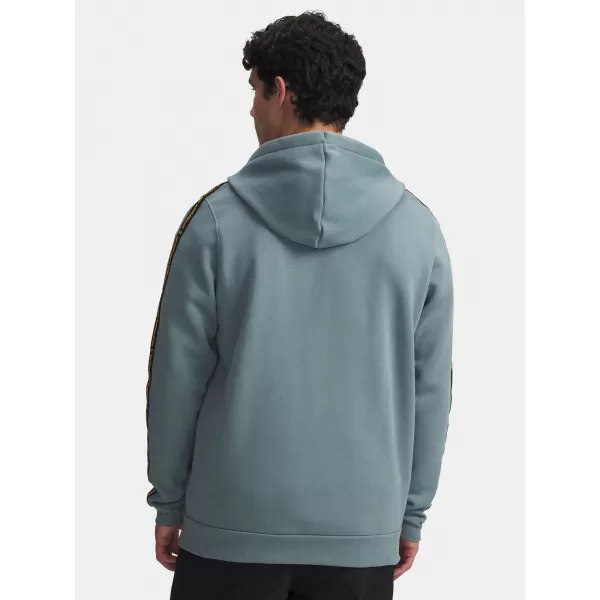  Herren-Sweatshirt UNDER ARMOUR UA ICON FLEECE FZ TAPING 1390298-587 BLAU 