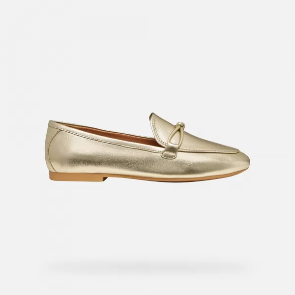  Damenmokassins GEOX NEW PALMARIA G012922 GOLDEN 