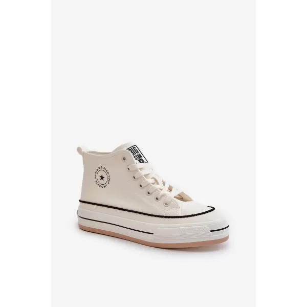  Damen-Sneaker BIG STAR OO274061 WEISS Big Star Shoes 