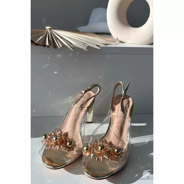  Damensandalen D&A MR52-232 GOLD 