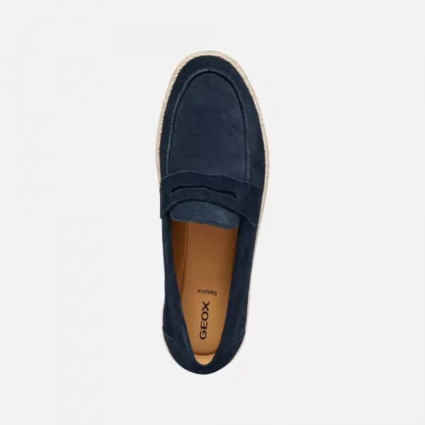  Herrenmokassins GEOX PANTELLERIA G014528 DUNKELBLAU 