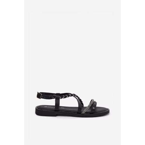  Damensandalen VINCEZA 17379 SCHWARZ 