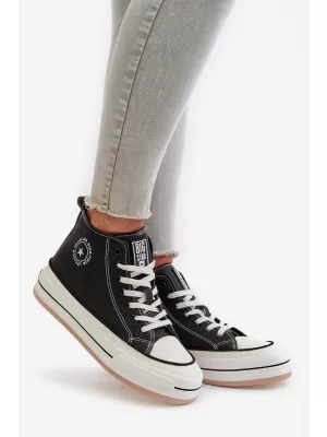Damen-Sneaker BIG STAR OO274062 SCHWARZ Big Star Shoes
