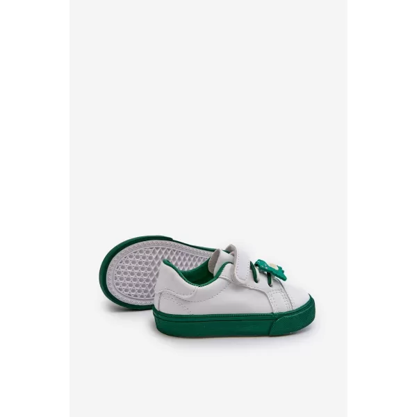  Kinder-Sneaker BOTO PENNYN 32801 WEIß/GRÜN 