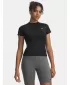 Damen-T-Shirt UNDER ARMOUR MOTION FITTED SS EMEA 6012291-001 SCHWARZ