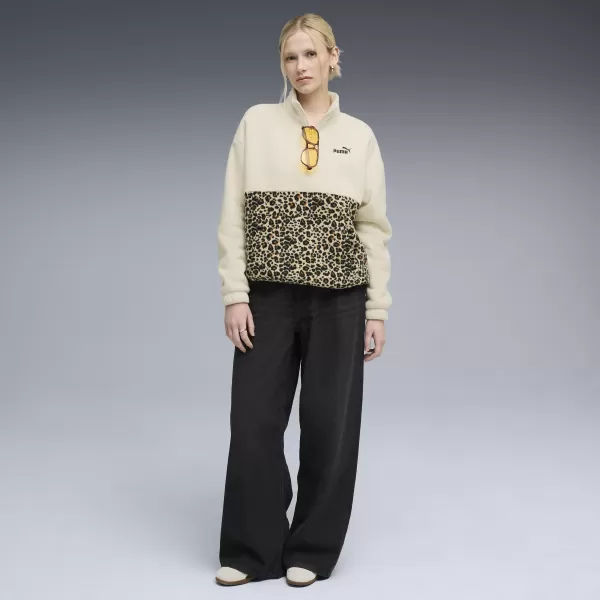  Damen-Sweatshirt PUMA ESS GRAPHIC ANIMAL CREW 688083-87 ALPINER SCHNEE 