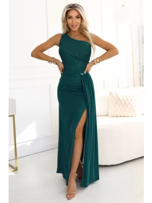 Kleid NUMOCO 600-2 GRÜN MIT GLITZER