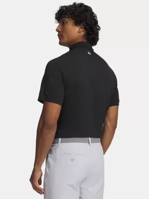 Herren-T-Shirt UNDER ARMOUR T2G PIQUE POLO 6012303-001 SCHWARZ