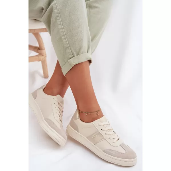  Damen-Sneaker BIG STAR TT274155 BEIGE Big Star Shoes 
