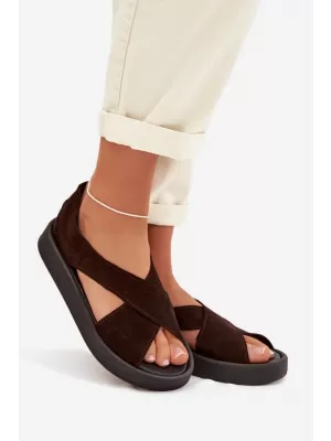 Damensandalen ZAZOO 3196 SCHWARZ