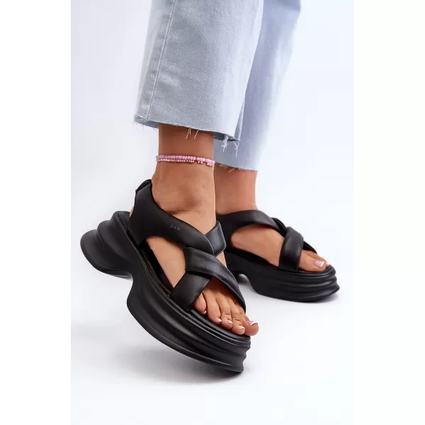 Damensandalen ZAZOO 2743 SCHWARZ 