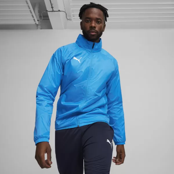  Herrenjacke PUMA TEAMGOAL ALL WEATHER JACKET 659038-02 E.BLUE LEMONADE/ E.BLAUE LIMONADE/PUMA-WEIß 