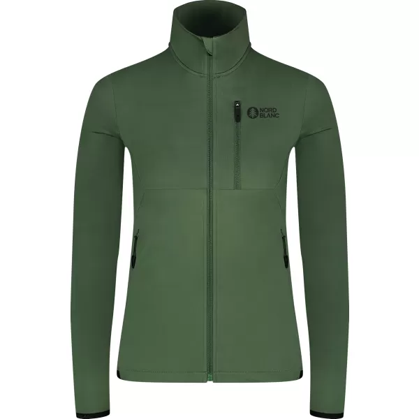  Powerfleece-Sweatshirt für Damen NORDBLANC SEDGE NBWFL8291 GRÜN 