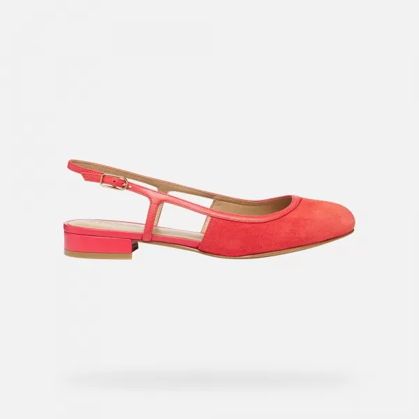  Ballerinas für Damen GEOX VIRNILISA B G012911 ROT 