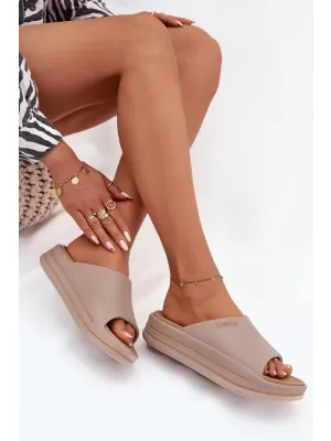 Damenhausschuhe BIG STAR SS274424 BEIGE Big Star Shoes