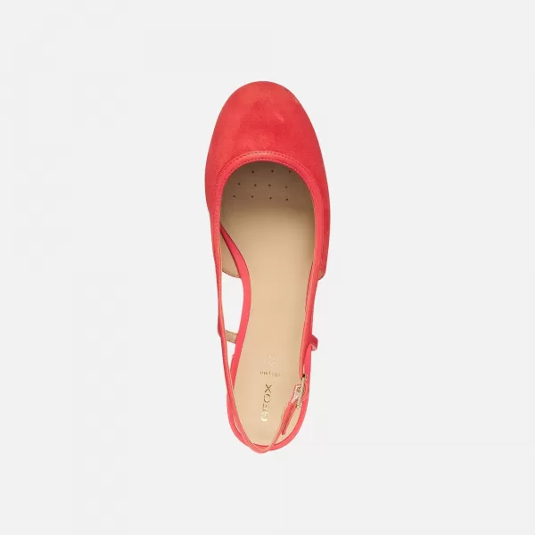  Ballerinas für Damen GEOX VIRNILISA B G012911 ROT 