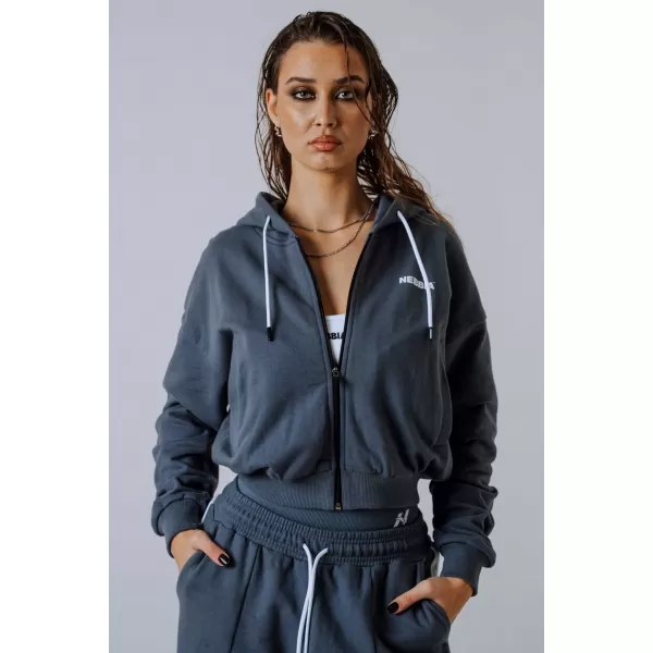  Kapuzenpullover mit Reißverschluss POWER 895 GRAU Nebbia 