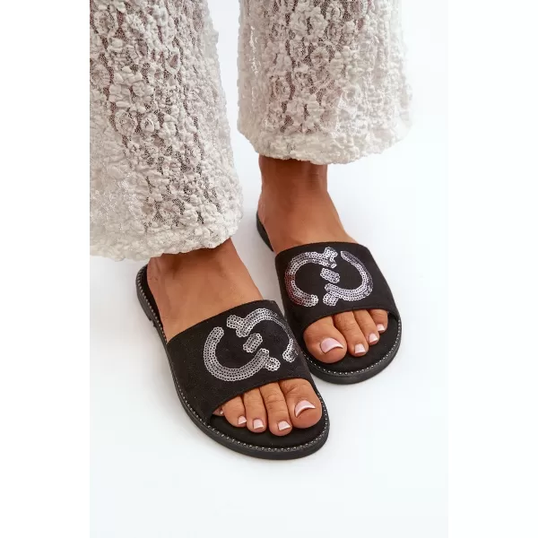  Damen-Flip-Flops S.BARSKI KV27-052 SCHWARZ 