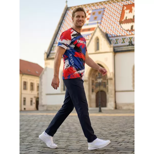  Premium-T-Shirt für Herren ALTISPORT VOJ/ALM036HR/TR01 STREIFEN 