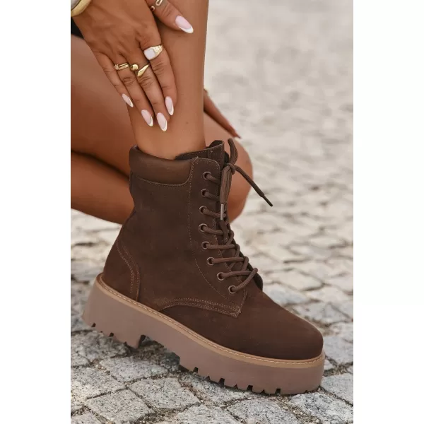  Damenschuhe BIG STAR SS274792 BRAUN/BEIGE Big Star Shoes 
