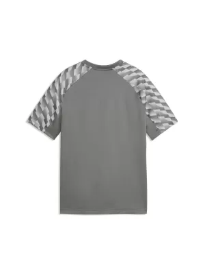 Kinder-T-Shirt PUMA TEAMLIGA26 JERSEY JR 659723_13 FLAT MEDIUM GRAY/ FLACHES MITTELGRAU/PUMAWEIß