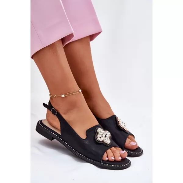  Damensandalen S.BARSKI KV51-080 SCHWARZ 