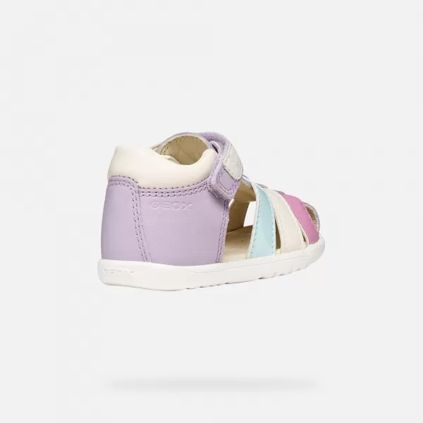  Erste Schritte für Mädchen GEOX SANDAL MACCHIA B254WB08502C8888 LILA 