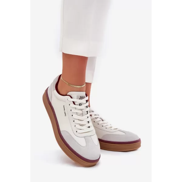  Damen-Sneaker LOPEZ JUST DARE SS2D4008 WEISS/GRAU Daniel Lopez Just Dare 