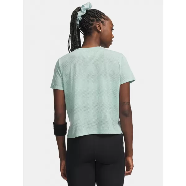  Damen-T-Shirt UNDER ARMOUR UA VELOCITI SHORTSLEEVE 6009540-703 GRÜN 