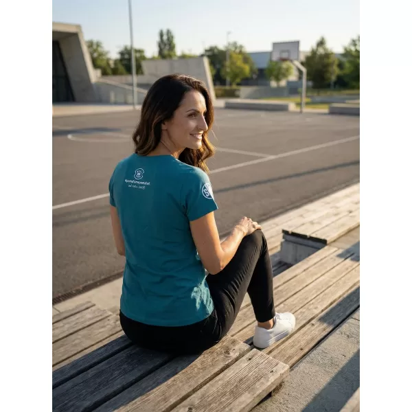  Damen-T-Shirt SAM 73 PROKREPU 008 TÜRKIS 