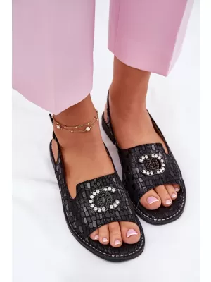 Damensandalen S.BARSKI KV51-096 SCHWARZ