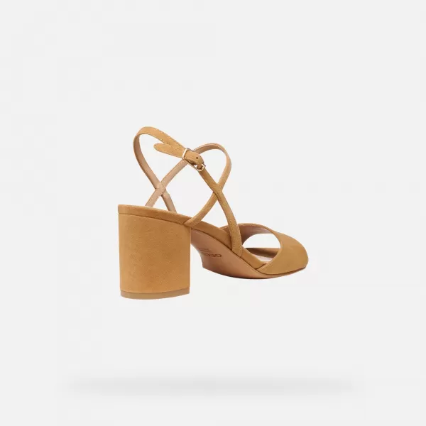  Damensandalen GEOX VIRNILISA 65 S G013229 HELLBRAUN 