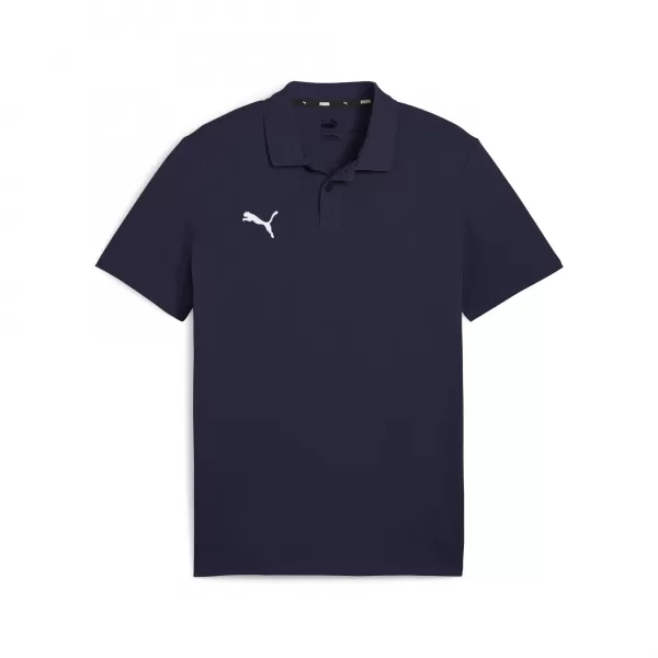  Herren-T-Shirt mit Kragen PUMA TEAMGOAL CASUALS POLO 658605_06 PUMA MARINE/PUMA WEIß 