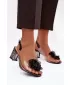 Damensandalen D&A MR52-238 SCHWARZ
