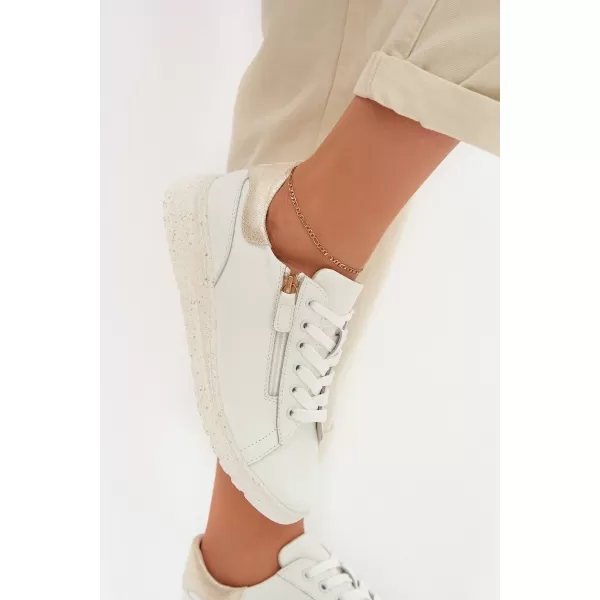  Damenschuhe EVENTO DOROTHEA WEIß/GOLD 