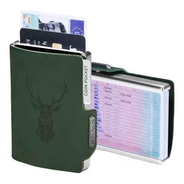  Geldbörse MONDRAGHI Silhouette Modern Deer GRÜN 