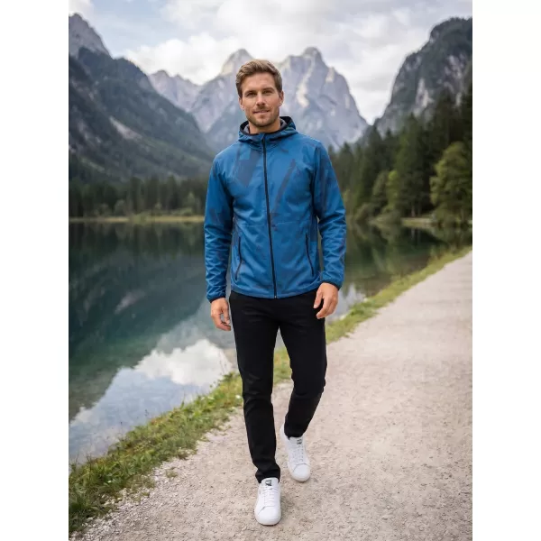  Premium-Softshelljacke für Herren ALTISPORT VOJ/ALM079JACK01 BLAU 