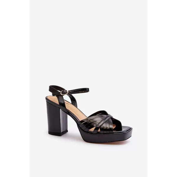  Damensandalen D&A MR38-668 SCHWARZ 