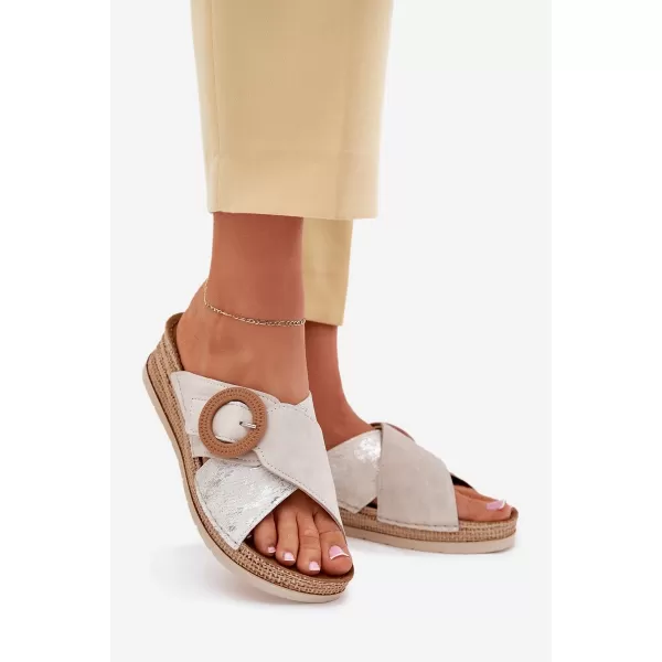  Damensandalen INBLU RV000012 BEIGE 