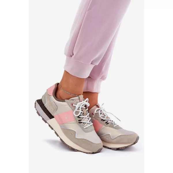  Damen-Sneaker BIG STAR RR274243 ROSA/GRAU Big Star Shoes 