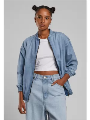 Damenjacke URBAN CLASSICS TB7131 NEU, HELLBLAU, VERSCHMUTZT GEWASCHEN