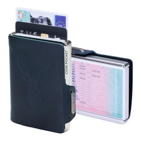  Geldbörse MONDRAGHI Silhouette Modern Deer BLAU 